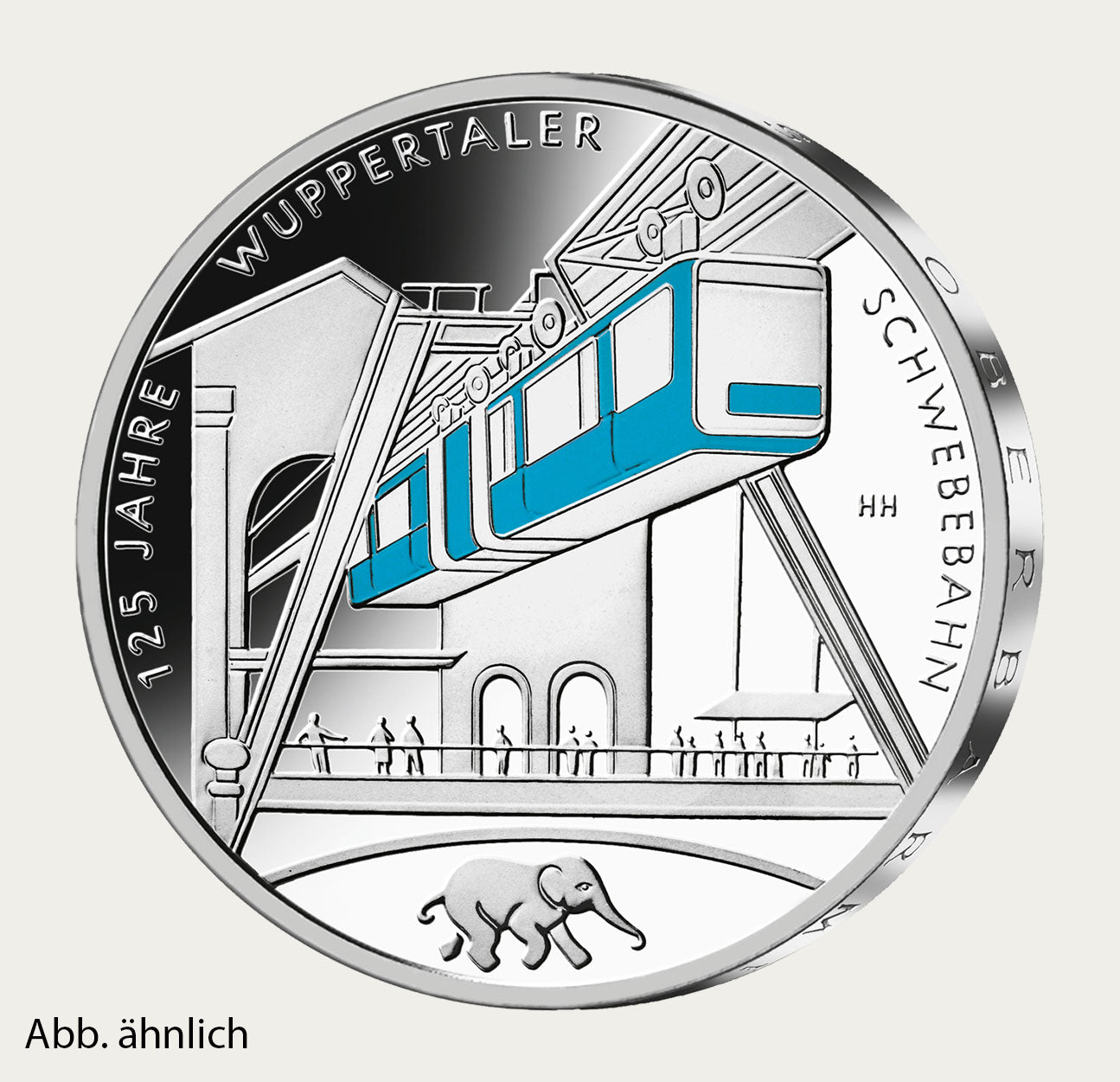 Wuppertaler Schwebebahn – 125 Jahre (Abruf Rolle, 20 Münzen)