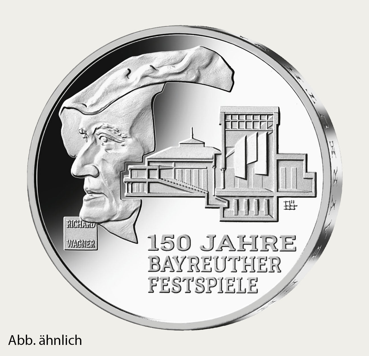 35-Euro-Sammlerm&uuml;nze &middot; Richard-Wagner-Festspiele Bayreuth, Vorderseite
