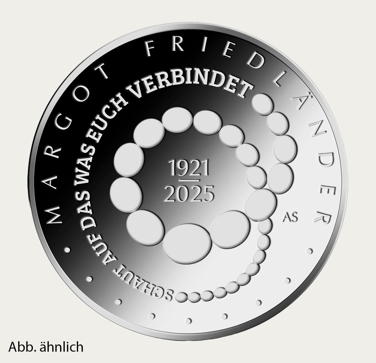 35-Euro-Sammlerm&uuml;nze &middot; Margot Friedl&auml;nder, Vorderseite
