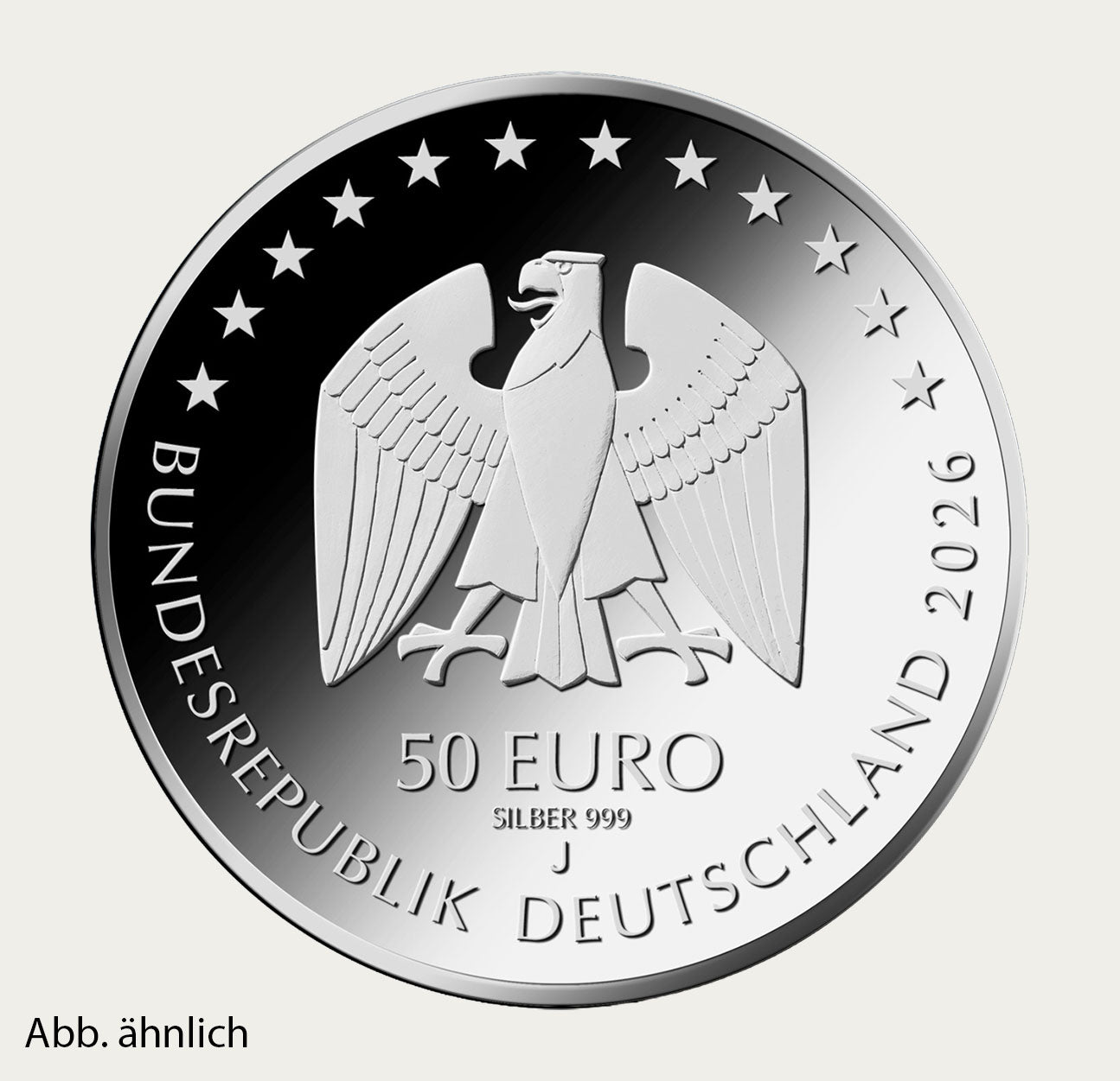 50-Euro-Sammlerm&uuml;nze &middot; Stille Nacht, R&uuml;ckseite